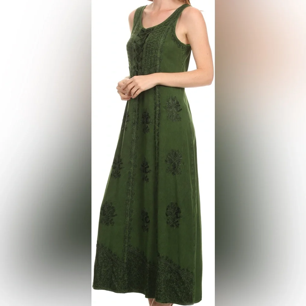Double Dyed Renaissance Dress - Picture 3 of 14